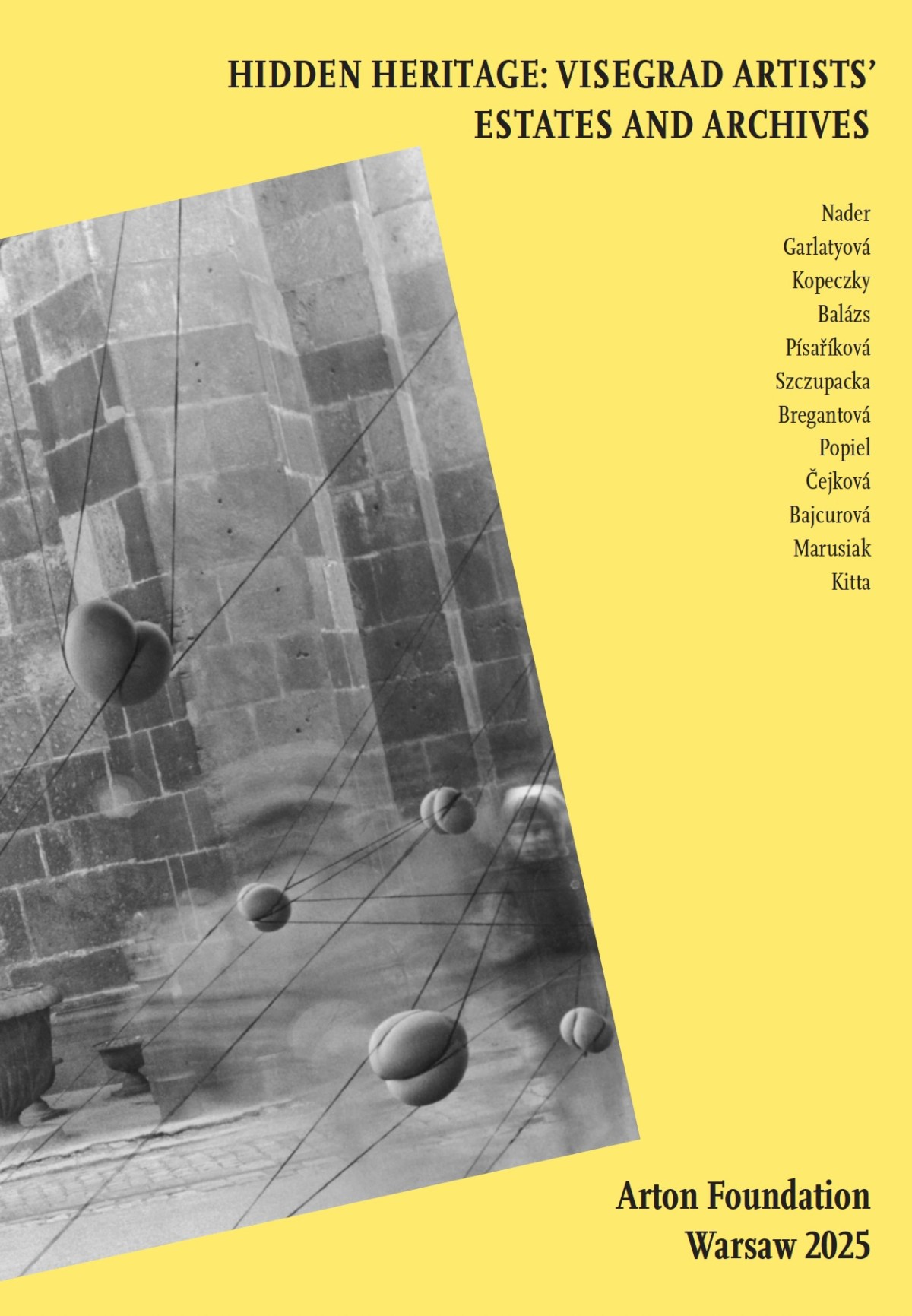 Book hidden heritage visegrad artists estates and archives cover